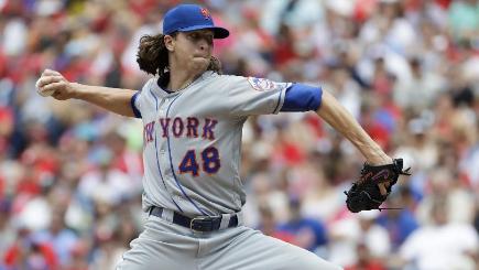 The Philadelphia Phillies struggled against Jacob de Grom