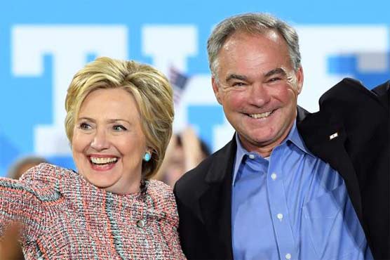 Democrats f selected Tim Kaine as their US vice presidential candidate on Wednesday