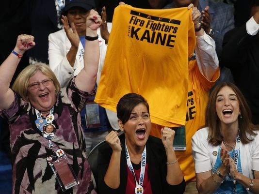 Tonight at Dems' convention: Tim Kaine, Biden, Obama