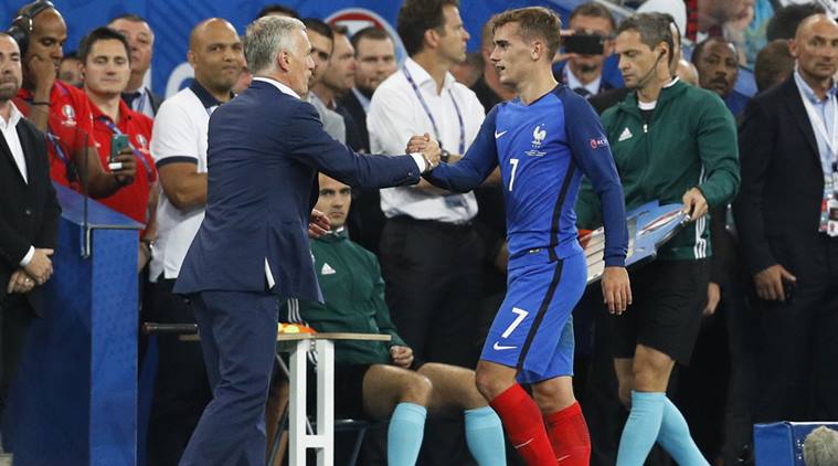 Euro 2016 UEFA Euro 2016 France France vs Portugal Didier Deschamps Deschamps France coach coach Didier Deschamps Football