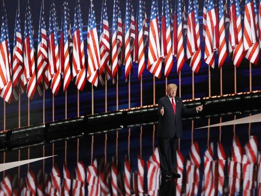 Donald Trump addressed the GOP convention on Thursday the final night