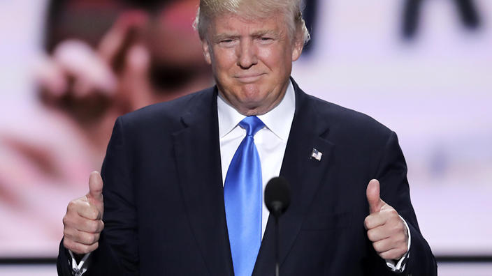 Donald Trump has been formally nominated as the Republican Party's 2016 presidential candidate