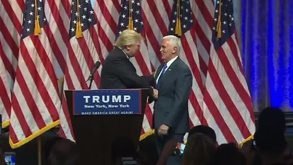 Donald Trump introduced Indiana Gov. Mike Pence as his running mate