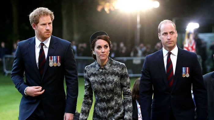 Duchess Kate Prince William and Prince Harry attend an overnight vigil in France        
      Credit UK Press Pool  UK Press via Getty Images