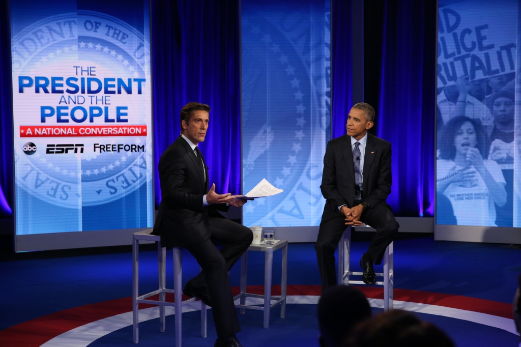 DAVID MUIR PRESIDENT BARACK OBAMA