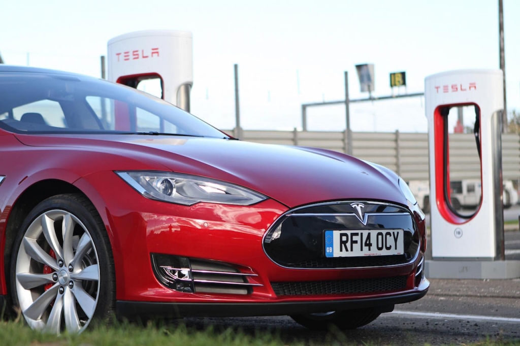 Tesla Model S charging