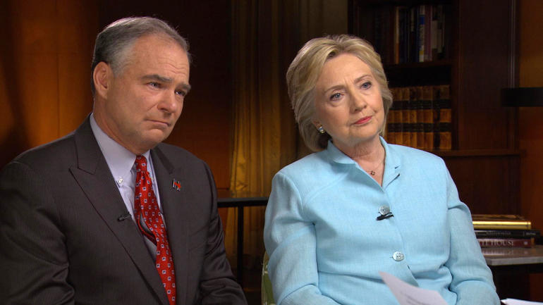 Tim Kaine named Hillary Clinton's running mate