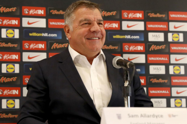 England manager Sam Allardyce during his first press conference