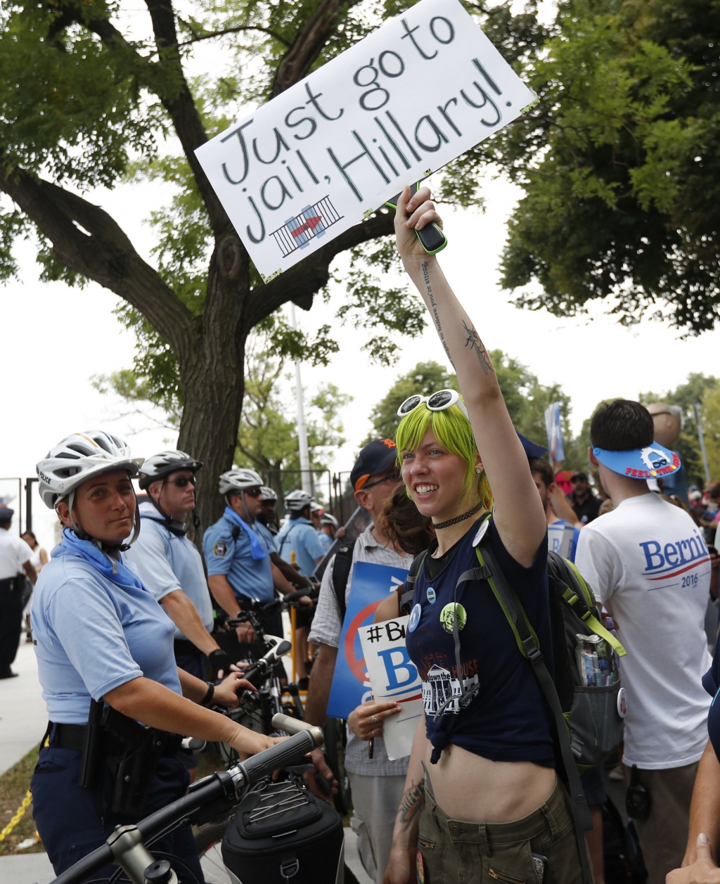 DNC protesters