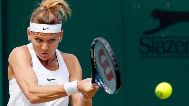 Lucie Safarova of the Czech Republic