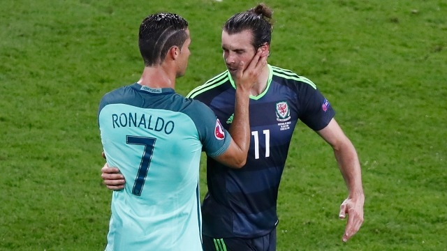 Euro 2016 | Portugal v  s Wales Watch Ronaldo console Real Madrid teammate Bale after match