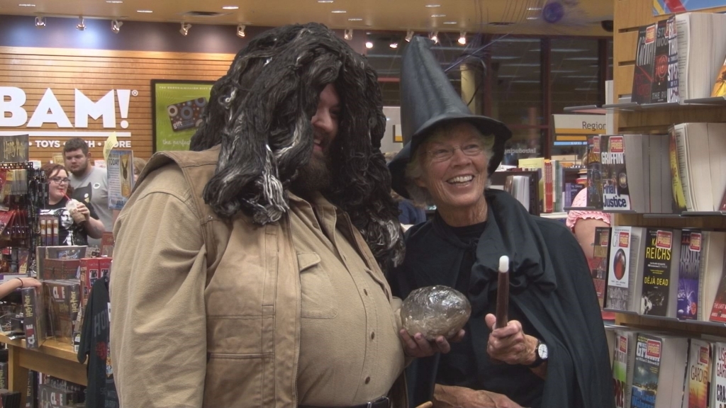 Fans in South Portland were dressed in costume and excited for the release of the new book