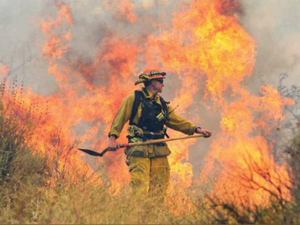 Smell the Smoke? Driven by Wind Fast Moving Fire Scorches Santa Clarita