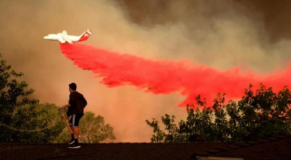 Erratic Winds Fan Fire Near Los Angeles