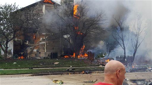 Firefighters: Plane Crashes in Residential Area of Joliet