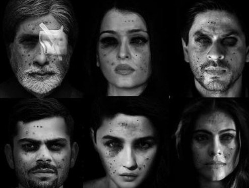 Pakistani organization invokes morphed pics of Indian celebrities to oppose pellet guns in Kashmir