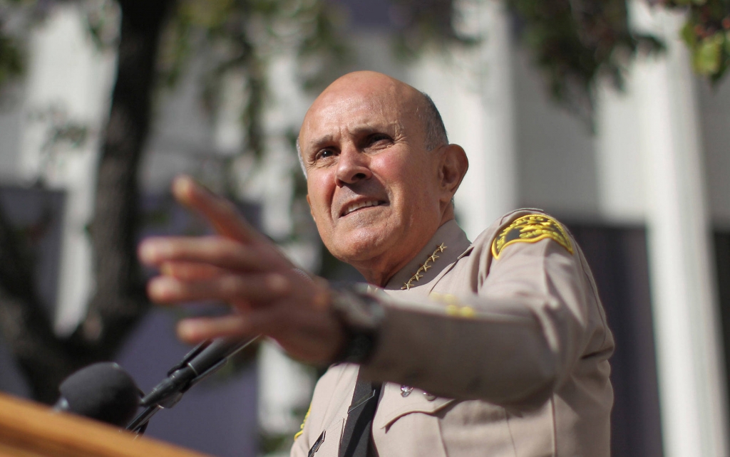 Former Los Angeles County Sheriff Lee Baca announces his unexpected retirement