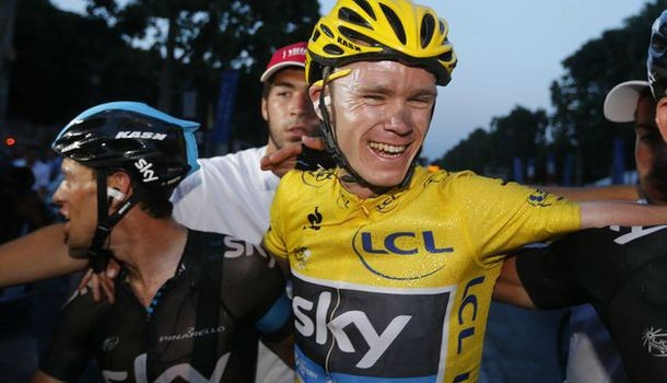 Victorious Chris Froome