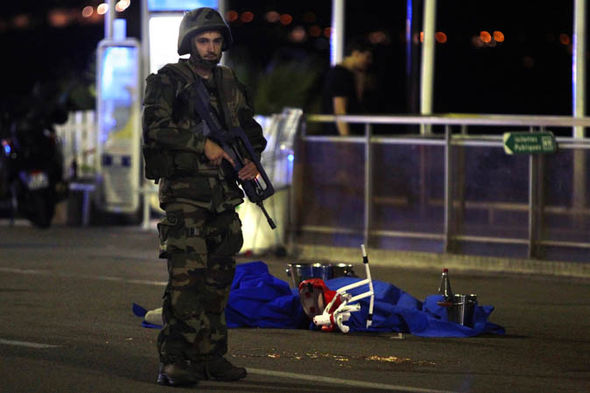 A member of the French military