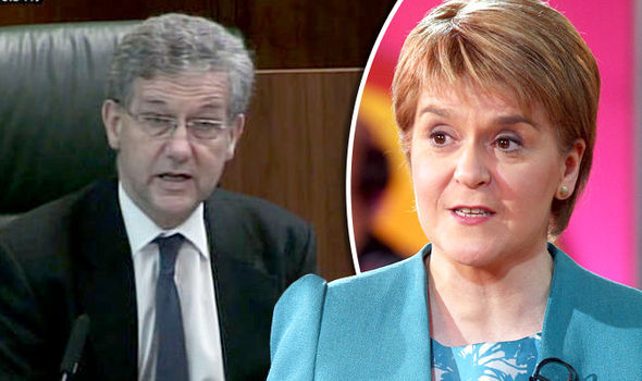 GETTYScottish First Minister Nicola Sturgeon has been left red-faced