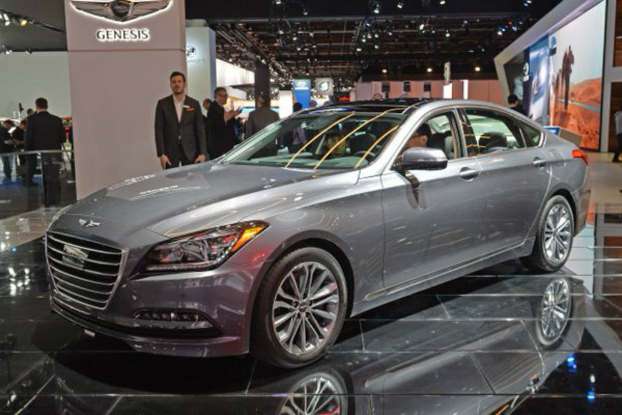 2017 Genesis G80 will have more passenger space than a Mercedes E-Class more horsepower than a Cadillac CTS. Image Source Twitter