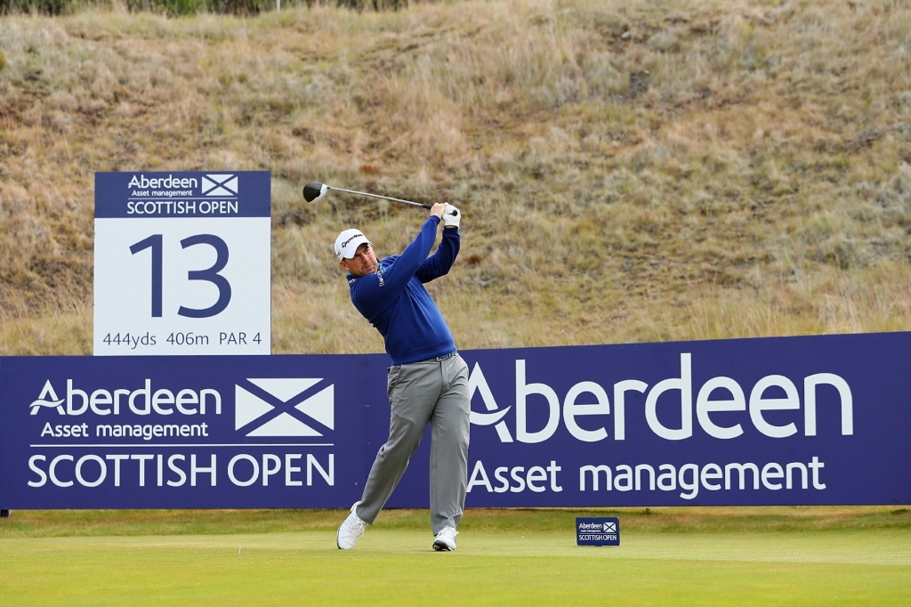 Richie Ramsay battled to a par round of 72 in the winds at Castle Stuart yesterday