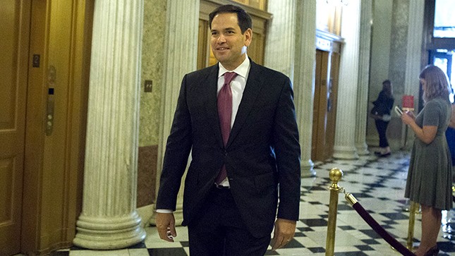 Activists Stage Sit-In at Sen. Marco Rubio's Orlando Office