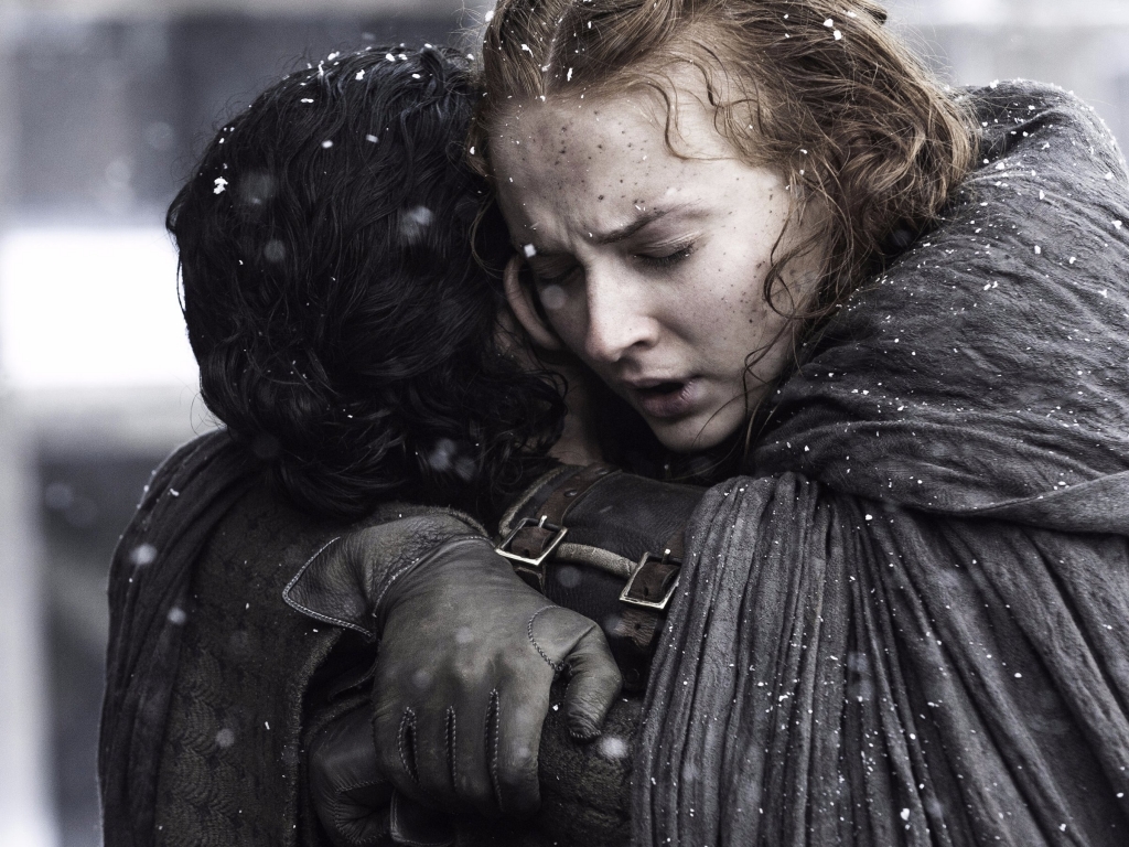 Jon Snow and Sansa Stark reunite Game of Thrones Helen Sloan