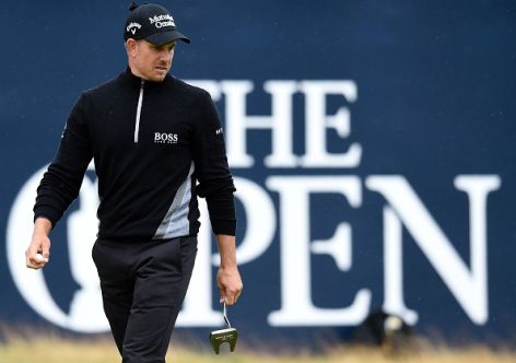 Henrik Stenson at day two of The Open