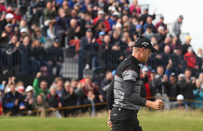 Stenson sets four-day total Open record in fist major win