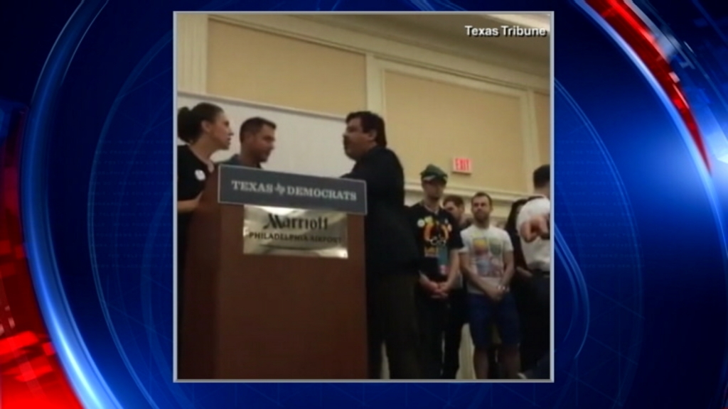 Texas Democrats' delegation breakfast gets heated