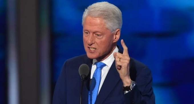 In 10th convention speech, Bill Clinton faces tougher crowd