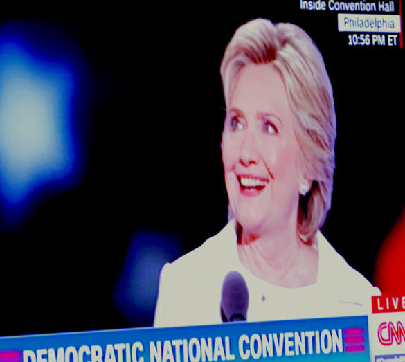 Hillary Clinton makes history Thursday as she accepts the Democratic Party's presidential nomination. TV