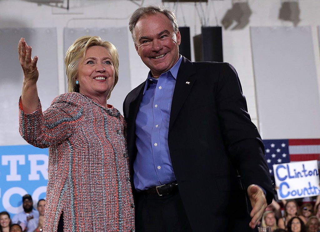 AP Sources: Kaine emerges as favorite in Clinton's VP search