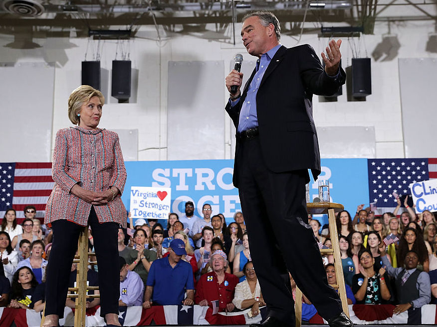 Virginia's Tim Kaine Chosen as Clinton's Running Mate