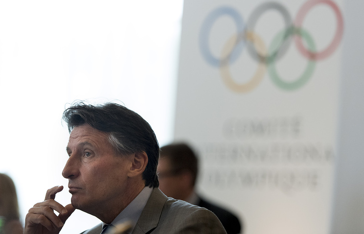 IAAF President Sebastian Coe