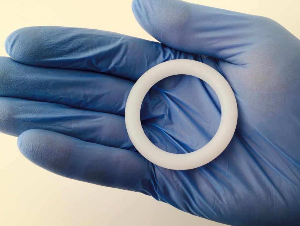 IMAGE The dapivirine vaginal ring.  view more  Credit NIAID