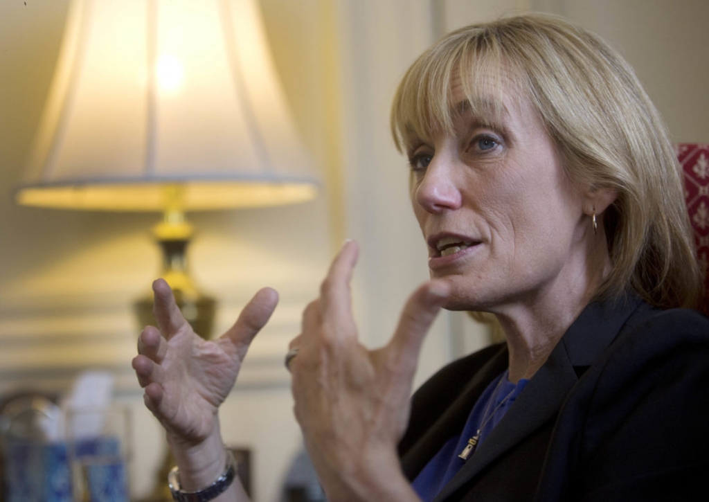 Maggie Hassan speaks during an interview in her office July 7 in Concord N.H. She is one of 46 U.S. governors to sign the Compact to Fight Opiod Addiction on Wednesday leading up to the first day of the National Governors Asso