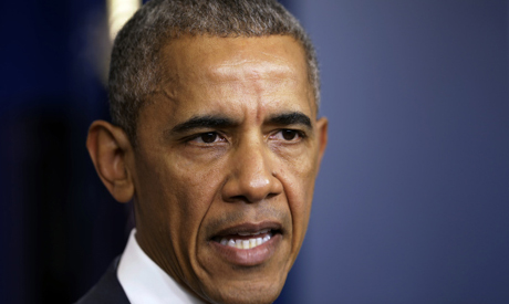 President Barack Obama speaks in the briefing room of the White House in Washington