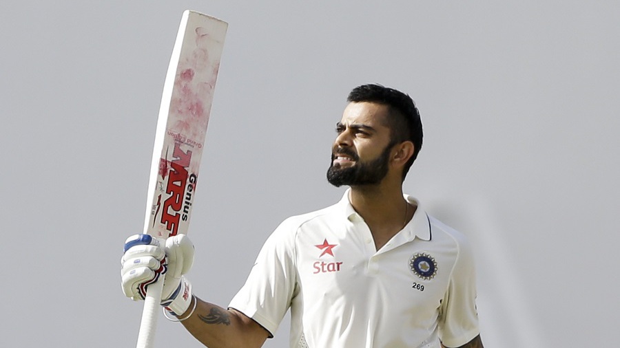 Kohli puts India in charge with first ever ton in West Indies