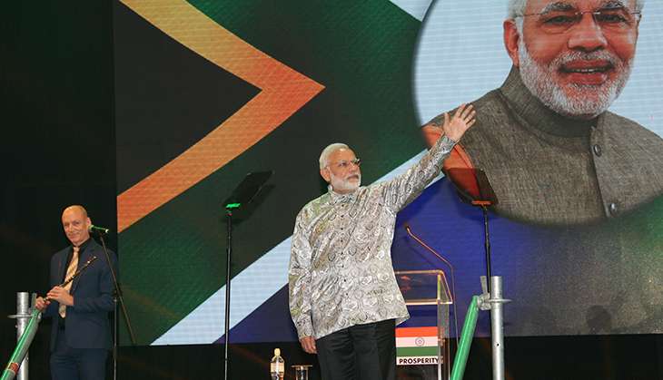 Narendra Modi in Johannesburg PIB