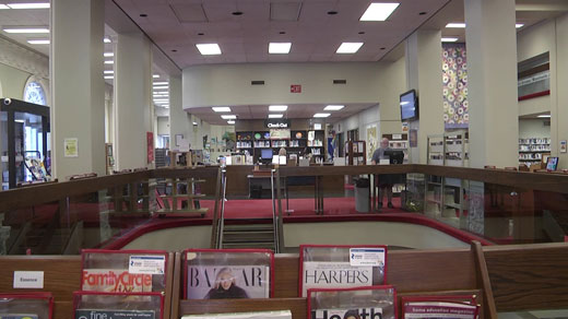 Inside the Jefferson Madison Regional Library Central Branch in Charlottesville