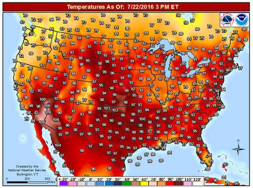 More heat, humidity expected Friday