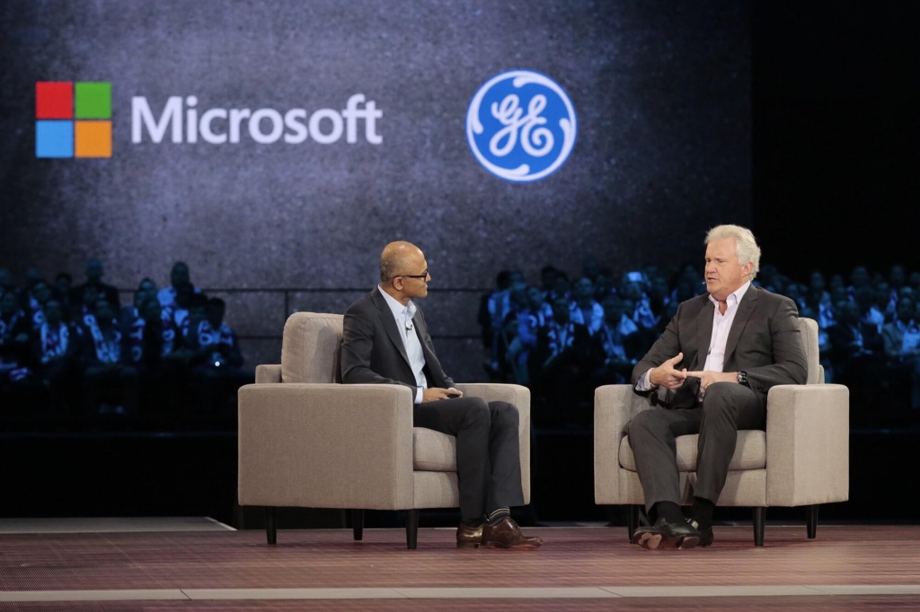 Internet of Industrial Things Microsoft General Electric Announce Cloud Partnership