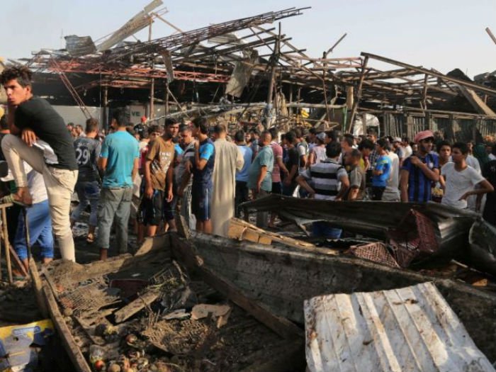 At least 14 feared dead in suicide bombing in Baghdad