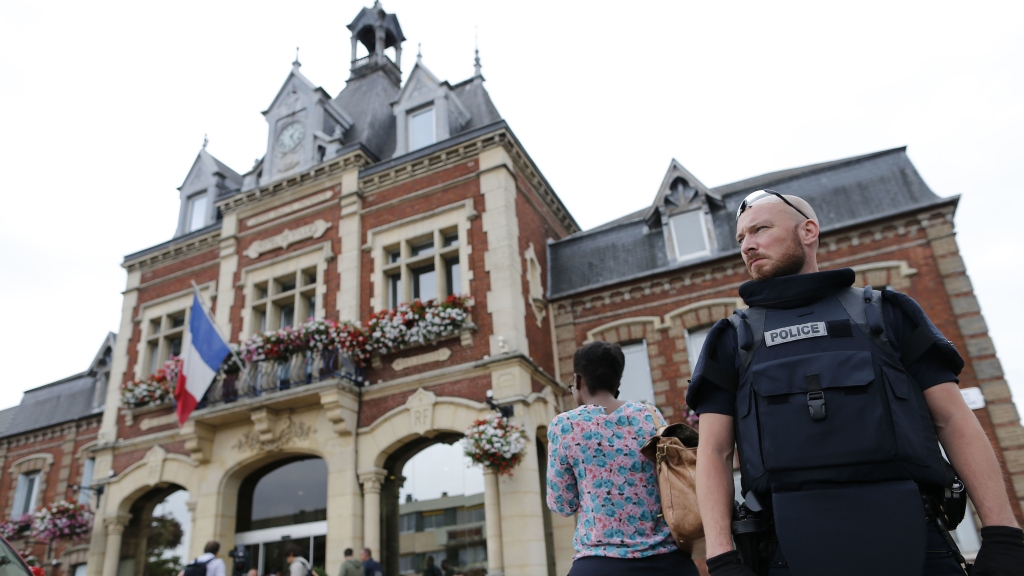 2 shot dead after taking hostages in Normandy church