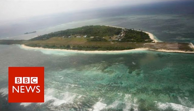 Island in the South China sea. Philippines Wins Maritime Case