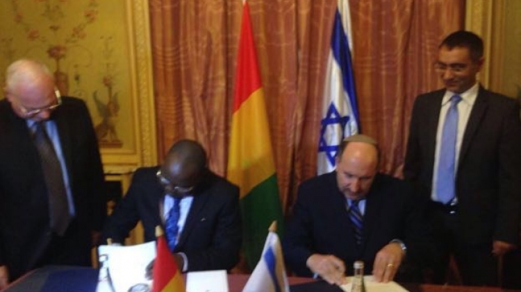 Israel announced the renewal of diplomatic relations with the Republic of Guinea