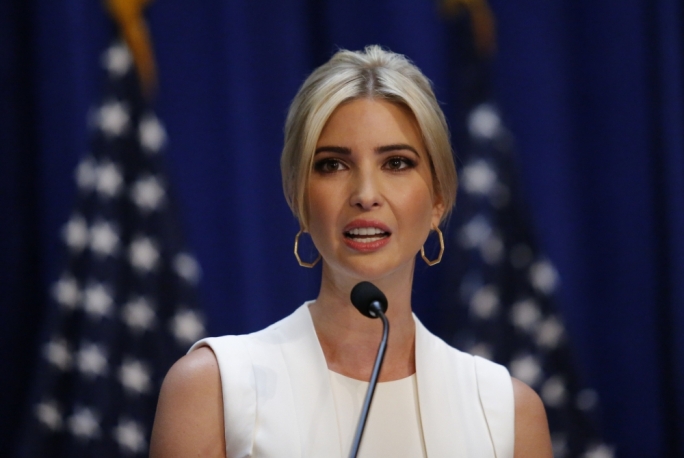 Ivanka Trump introduced her father in a speech in which she reached out to female voters