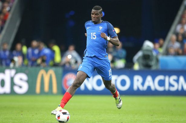 Jean Catuffe  Getty

Paul Pogba in action for France